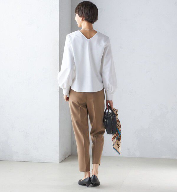 SHIPS for women「〈手洗い可能〉タック テーパード パンツ（セットアップ対応）」|その他|