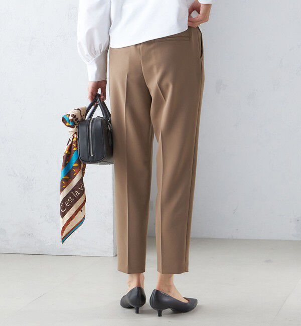 SHIPS for women「〈手洗い可能〉タック テーパード パンツ（セットアップ対応）」|その他|