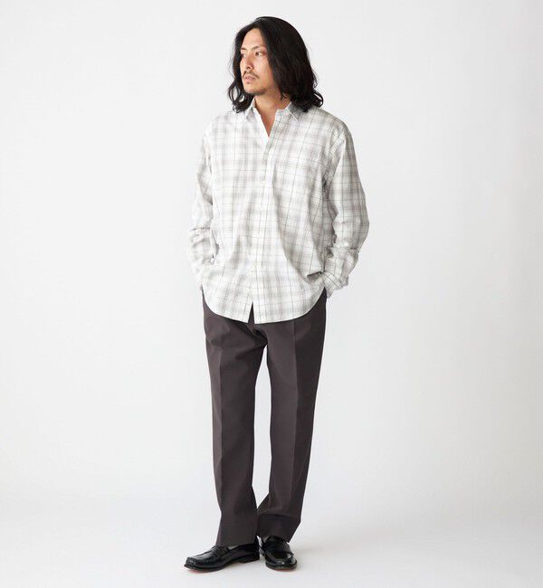 SHIPS「SHIPS: コットンビエラ チェック レギュラーカラー シャツ」|シャツ・ブラウス|