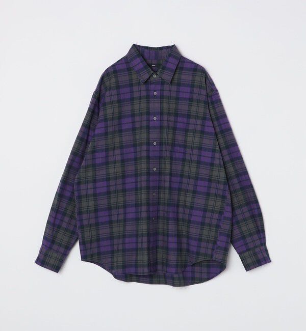 SHIPS「SHIPS: コットンビエラ チェック レギュラーカラー シャツ」|シャツ・ブラウス|