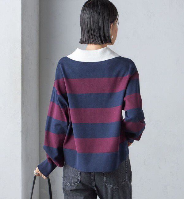 SHIPS for women「〈手洗い可能〉エンブレム ラガー ニット」|ニット・セーター|