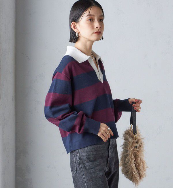 SHIPS for women「〈手洗い可能〉エンブレム ラガー ニット」|ニット・セーター|