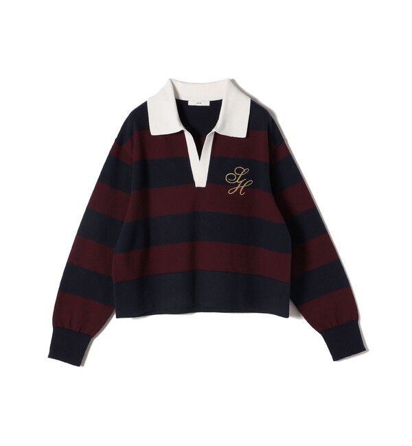 SHIPS for women「〈手洗い可能〉エンブレム ラガー ニット」|ニット・セーター|