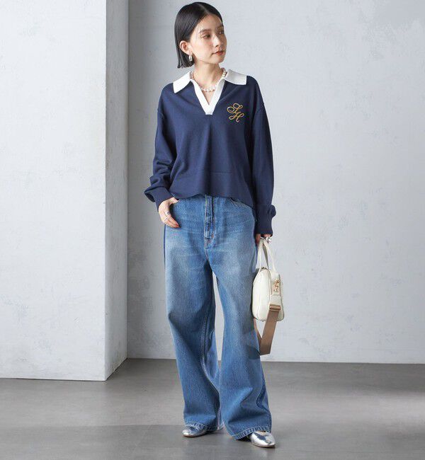 SHIPS for women「〈手洗い可能〉エンブレム ラガー ニット」|ニット・セーター|