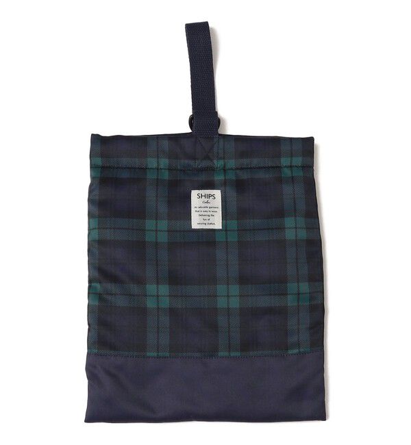 SHIPS Colors 「SHIPS Colors:チェック キルティング シューズ バッグ(上履き入れ)◇」|その他|