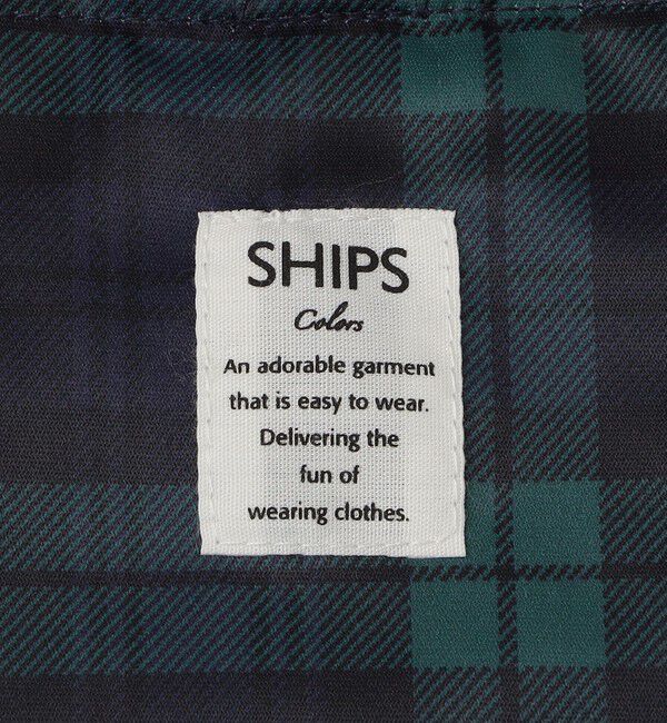 SHIPS Colors 「SHIPS Colors:チェック キルティング シューズ バッグ(上履き入れ)◇」|その他|