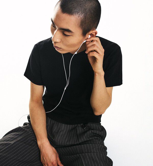 SHIPS「City Ambient Products: コンパクト ショート レングス  Tシャツ 」|Tシャツ・カットソー|