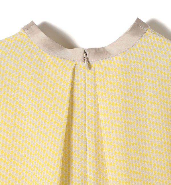 SHIPS for women「〈手洗い可能〉ボウタイ 幾何 プリント 長袖 ブラウス」|シャツ・ブラウス|