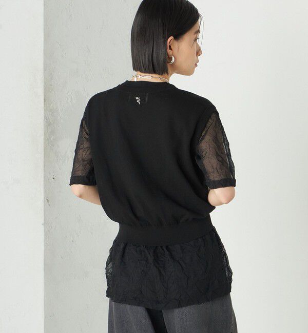 SHIPS for women「Wai＋:〈手洗い可能〉Vネック ベスト」|ニット・セーター|