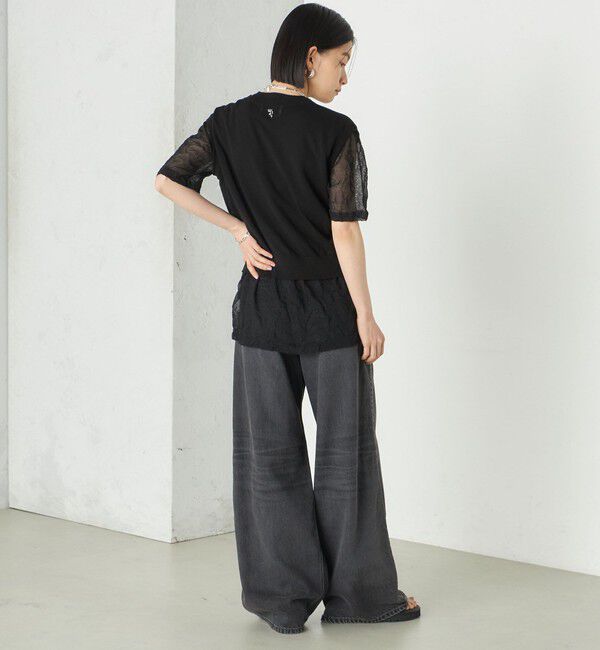 SHIPS for women「Wai＋:〈手洗い可能〉Vネック ベスト」|ニット・セーター|