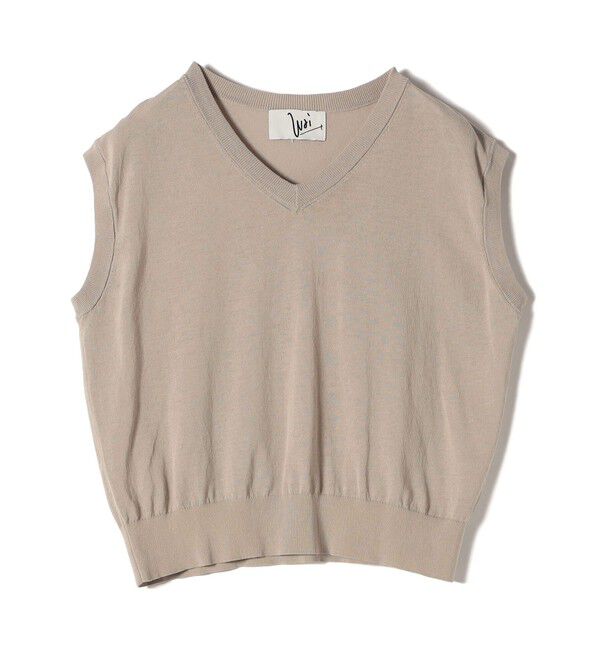 SHIPS for women「Wai＋:〈手洗い可能〉Vネック ベスト」|ニット・セーター|