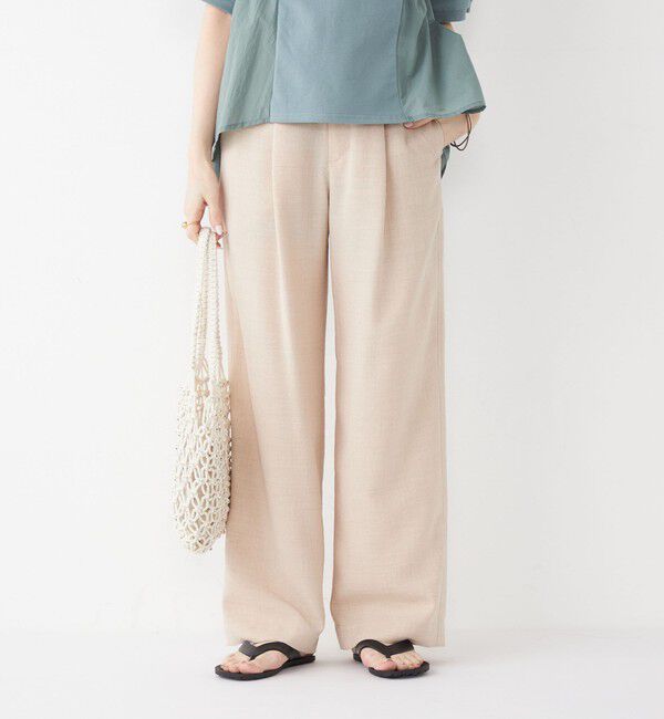 SHIPS Colors 「SHIPS Colors:〈洗濯機可能〉リネンライク イージー パンツ 2◇」|その他|