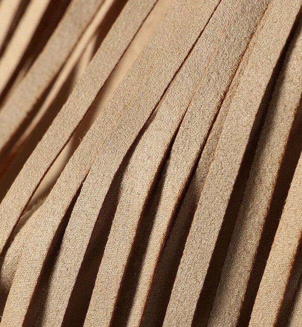 SHIPS any「bon_meur:〈手洗い可能〉フリンジ チャーム ノースリーブ プルオーバー」|ベスト・ジレ|