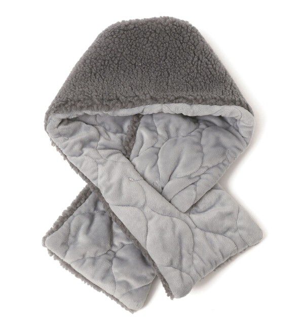 SHIPS any「Lee:〈手洗い可能〉ボア キルティング リバーシブル ポケット マフラー <KIDS>」|マフラー|