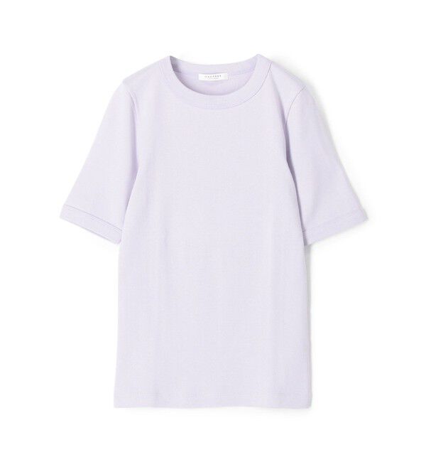 MACPHEE「シルキージャージー ハーフスリーブプルオーバー」|Tシャツ・カットソー|71 ライトパープル
