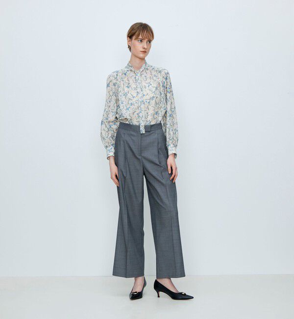 TOMORROWLAND collection「【一部WEB先行予約】シャイニーシャーク センタープレスワイドパンツ」|その他|