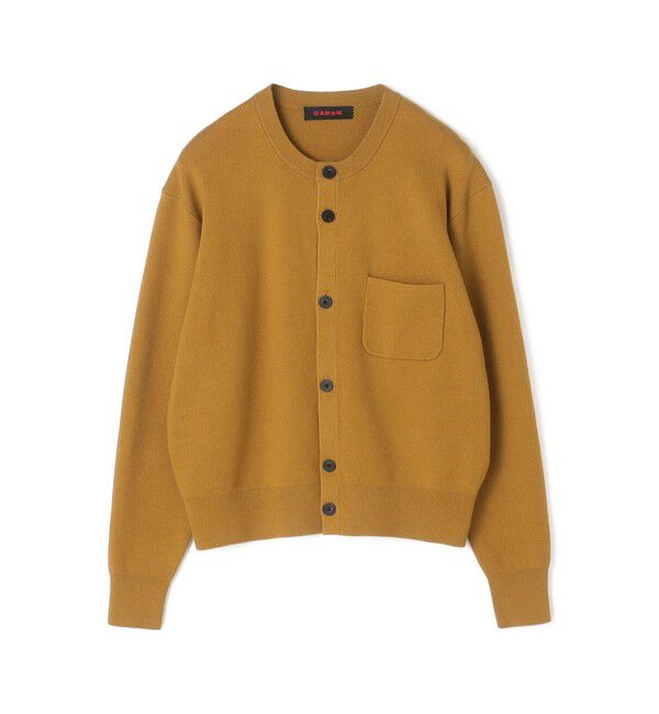 CABaN コットンカシミヤ ポケットクルーネックカーディガン ライトベージュ CABaN コットンカシミヤ ポケットクルーネックカーディガン（CABaN