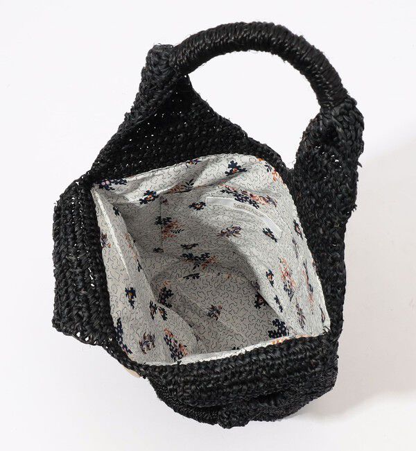 SOULEIADO「SOULEIADO ラフィアミニトートバッグ」|かごバッグ|