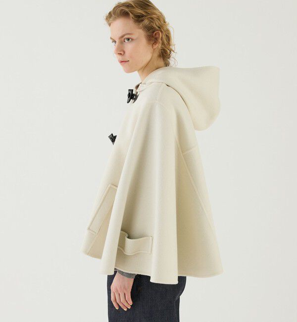 GALERIE VIE「ウールダブルフェイス フーテッドポンチョ」|ポンチョ・ケープ|