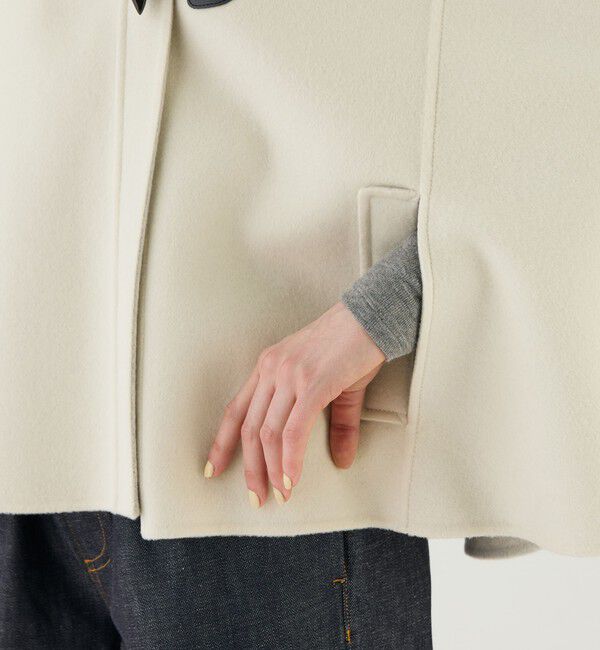 GALERIE VIE「ウールダブルフェイス フーテッドポンチョ」|ポンチョ・ケープ|