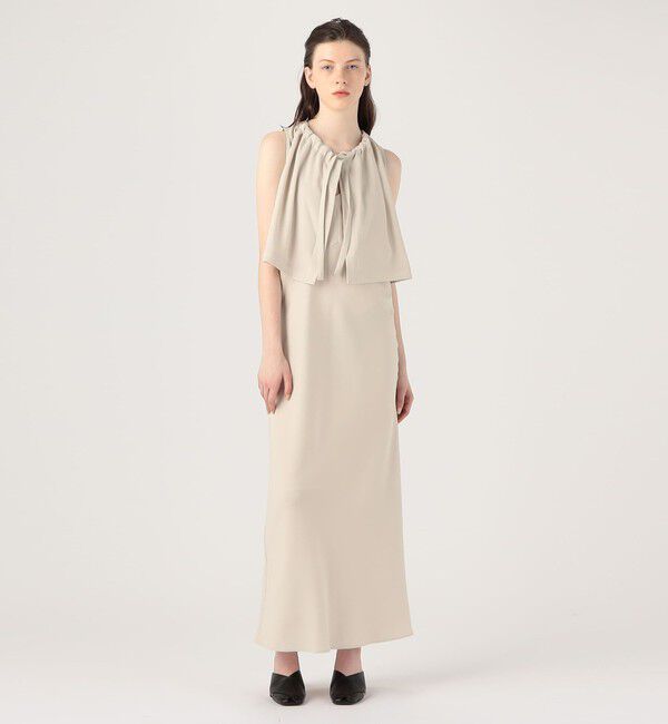 BACCA「ジョーゼットサテン キャミソールワンピース」|ワンピース|