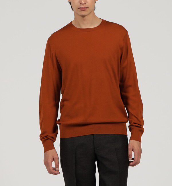 TOMORROWLAND MENS「TOMORROWLAND tricot スーパーファインメリノウール クルーネックプルオーバー」|ニット・セーター|