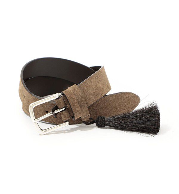TOMORROWLAND GOODS「【別注】Anderson's スエードタッセルベルト」|ベルト|43 ベージュ