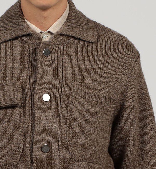 TOMORROWLAND MENS「TOMORROWLAND tricot ハイランドウール ニットブルゾン」|ニット・セーター|