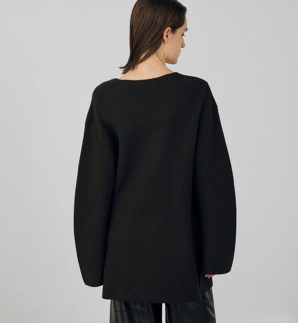 DES PRES「セミウーステッドウール キルトピン付きカーディガン」|カーディガン|