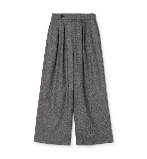 GALERIE VIE「グリジオコットーネ ワイドタックパンツ」|その他|17 チャコールグレー
