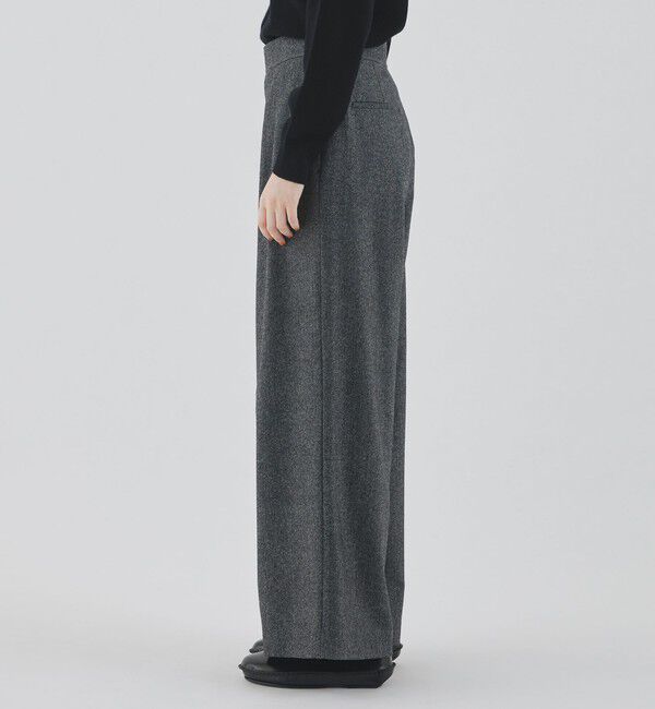 GALERIE VIE「グリジオコットーネ ワイドタックパンツ」|その他|