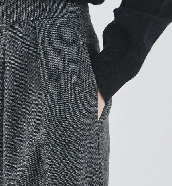 GALERIE VIE「グリジオコットーネ ワイドタックパンツ」|その他|