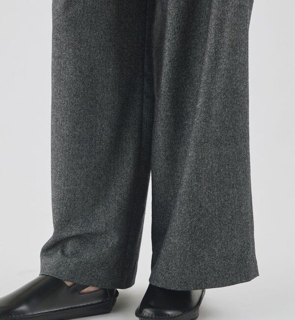 GALERIE VIE「グリジオコットーネ ワイドタックパンツ」|その他|