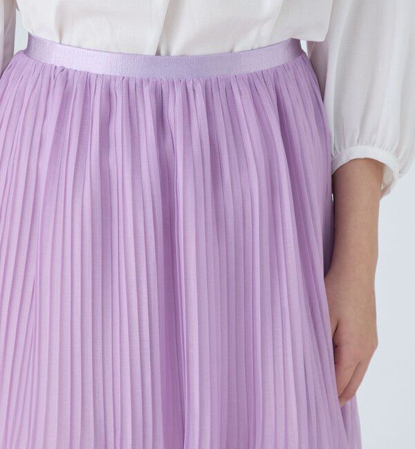 Ballsey「ポリエステルボイルプリーツ フレアスカート」|フレア|