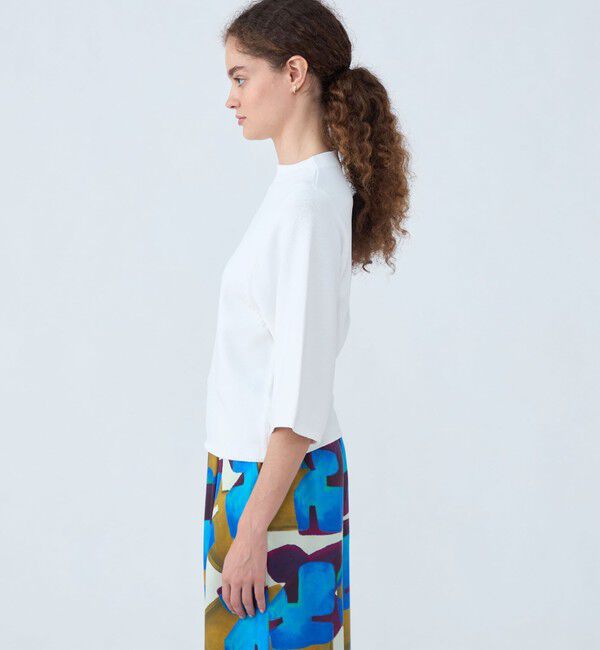 Ballsey「レーヨンストレッチ ワイドスリーブプルオーバー」|ニット・セーター|