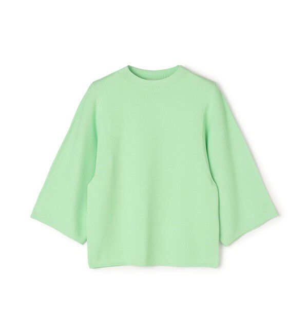 Ballsey「レーヨンストレッチ ワイドスリーブプルオーバー」|ニット・セーター|53 グリーン