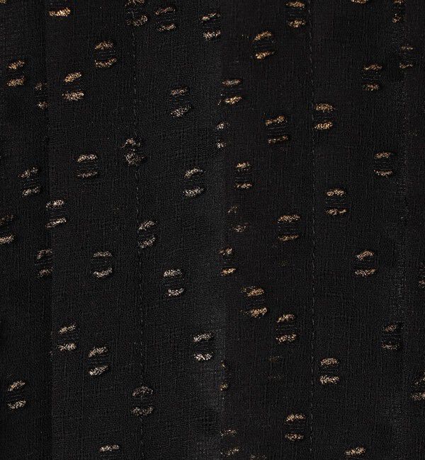 Ballsey「フォイルカットジャカード ボウタイブラウス」|シャツ・ブラウス|