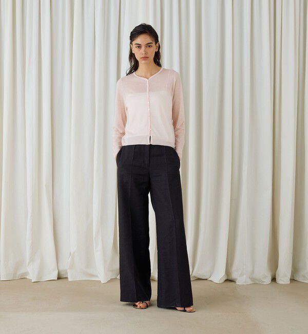 DES PRES「ソフトカシミヤシルク Vネックカーディガン」|カーディガン|