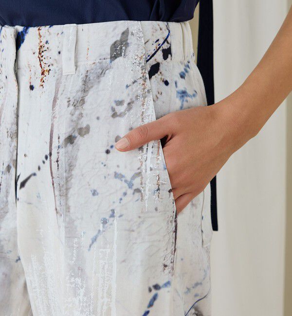 DES PRES「アブストラクトウォールプリント カーゴパンツ」|カーゴ|