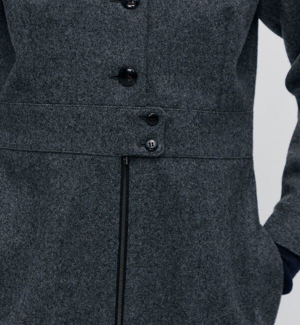 BACCA「ウールメルトン ワンピースロングコート」|その他|