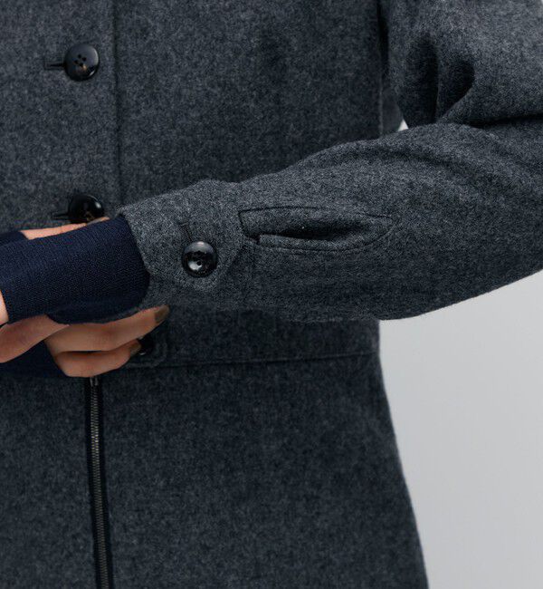 BACCA「ウールメルトン ワンピースロングコート」|その他|