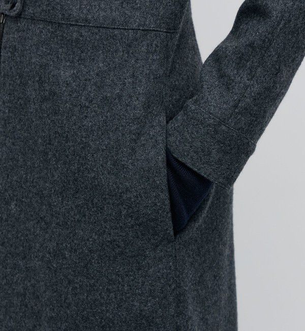 BACCA「ウールメルトン ワンピースロングコート」|その他|