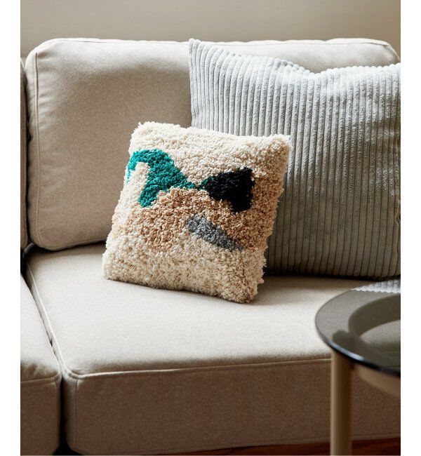 journal standard Furniture「SEPULVEDA CUSHION セプルベダ クッション 27cm」|クッション・クッションカバー|グリーン