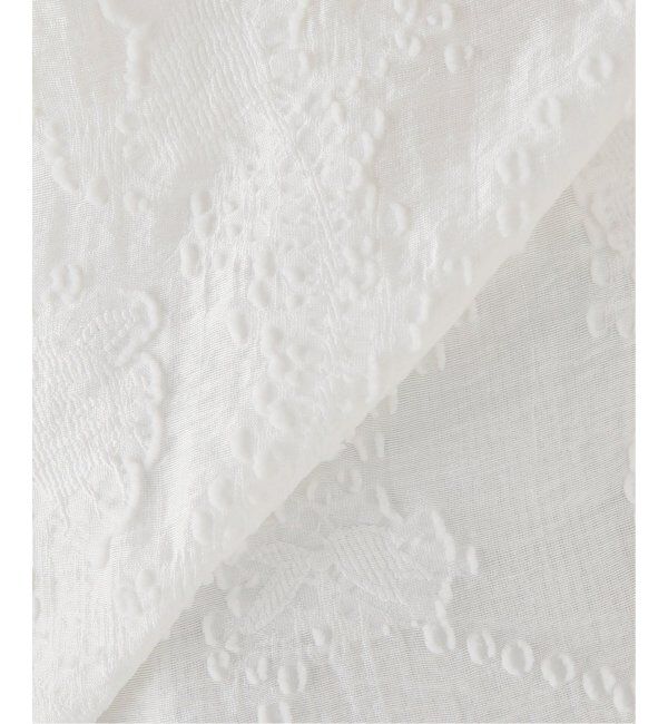 SLOBE IENA「《追加》カットジャガードボリュームスリーブブラウス」|シャツ・ブラウス|