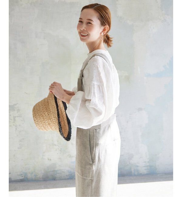 SLOBE IENA「《追加》カットジャガードボリュームスリーブブラウス」|シャツ・ブラウス|