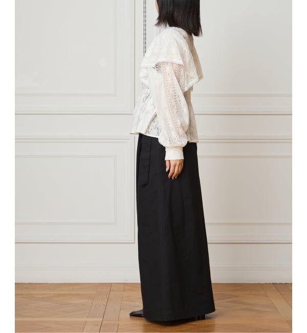 IENA LA BOUCLE「IENA LA BOUCLE レースオンレースブラウス」|シャツ・ブラウス|