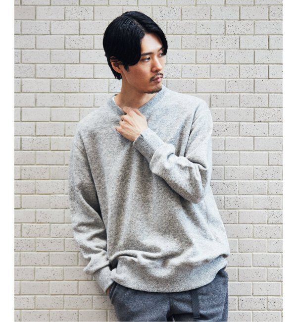 EDIFICE「【LOOPWHEELER for LOWERCASE】別注 ツリアミウール ルーズスウェット」|スウェット・ジャージ|