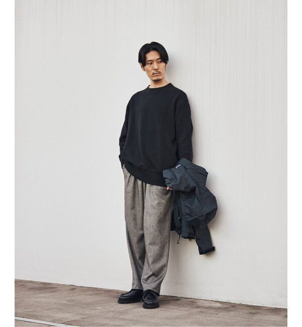 EDIFICE「【LOOPWHEELER for LOWERCASE】別注 ツリアミウール ルーズスウェット」|スウェット・ジャージ|