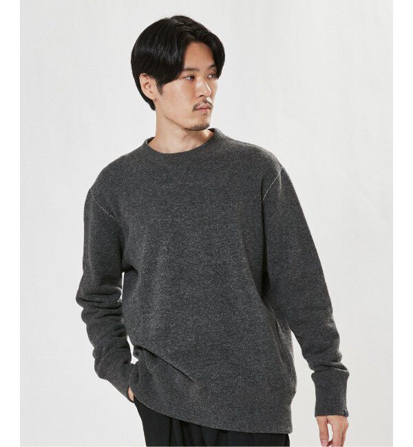 EDIFICE「【LOOPWHEELER for LOWERCASE】別注 ツリアミウール ルーズスウェット」|スウェット・ジャージ|