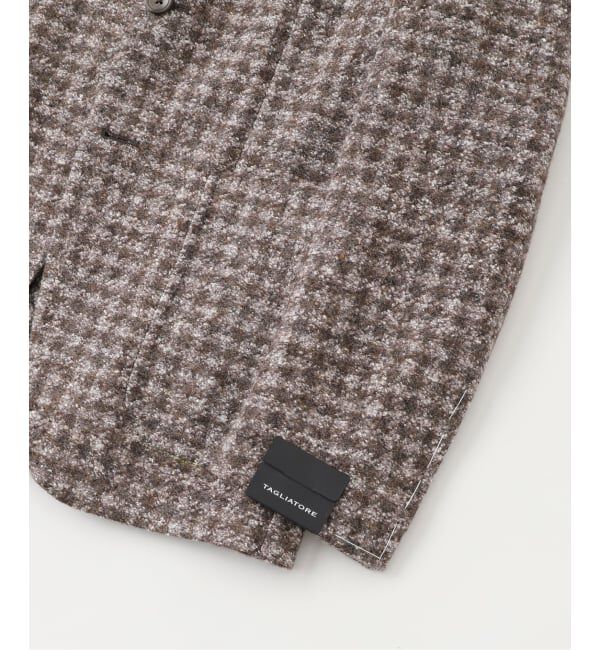 EDIFICE「TAGLIATORE (タリアトーレ)  Faded Gingham Chk JK」|テーラードジャケット|